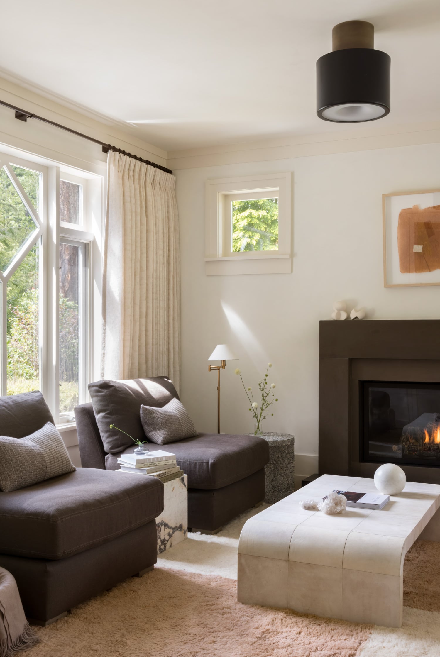 Nika Lake Estate Project - Interior Design Vancouver - Luxury Living Room